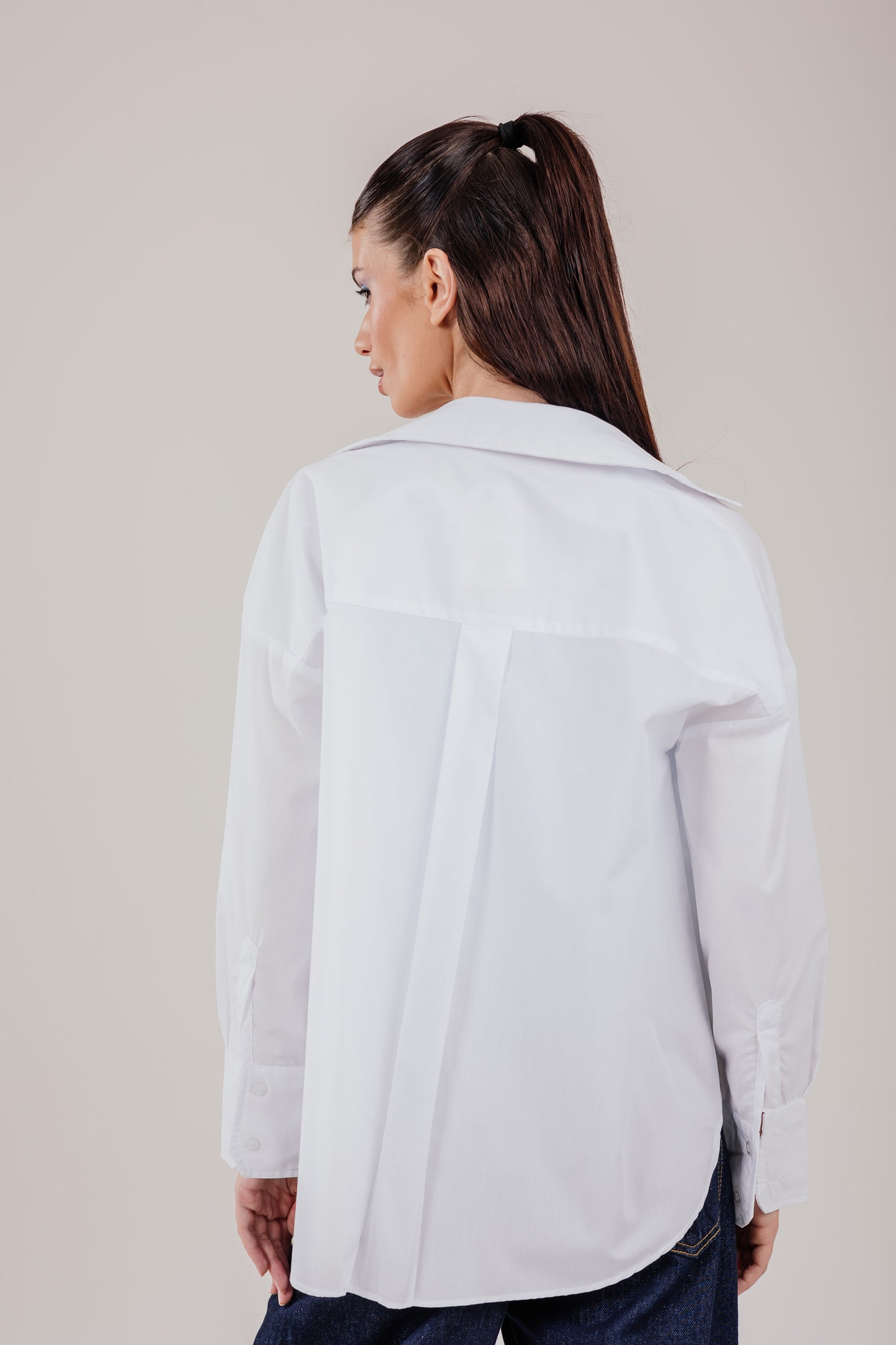 poplin white shirt