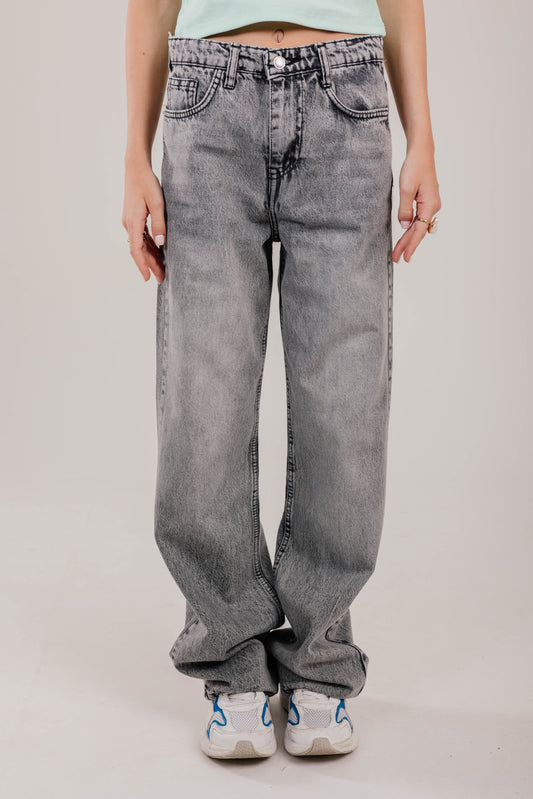 Straight Leg Denim Grey