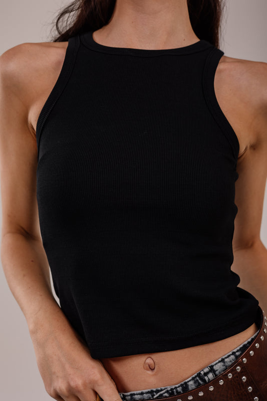 Crew Tank Top Ribbed