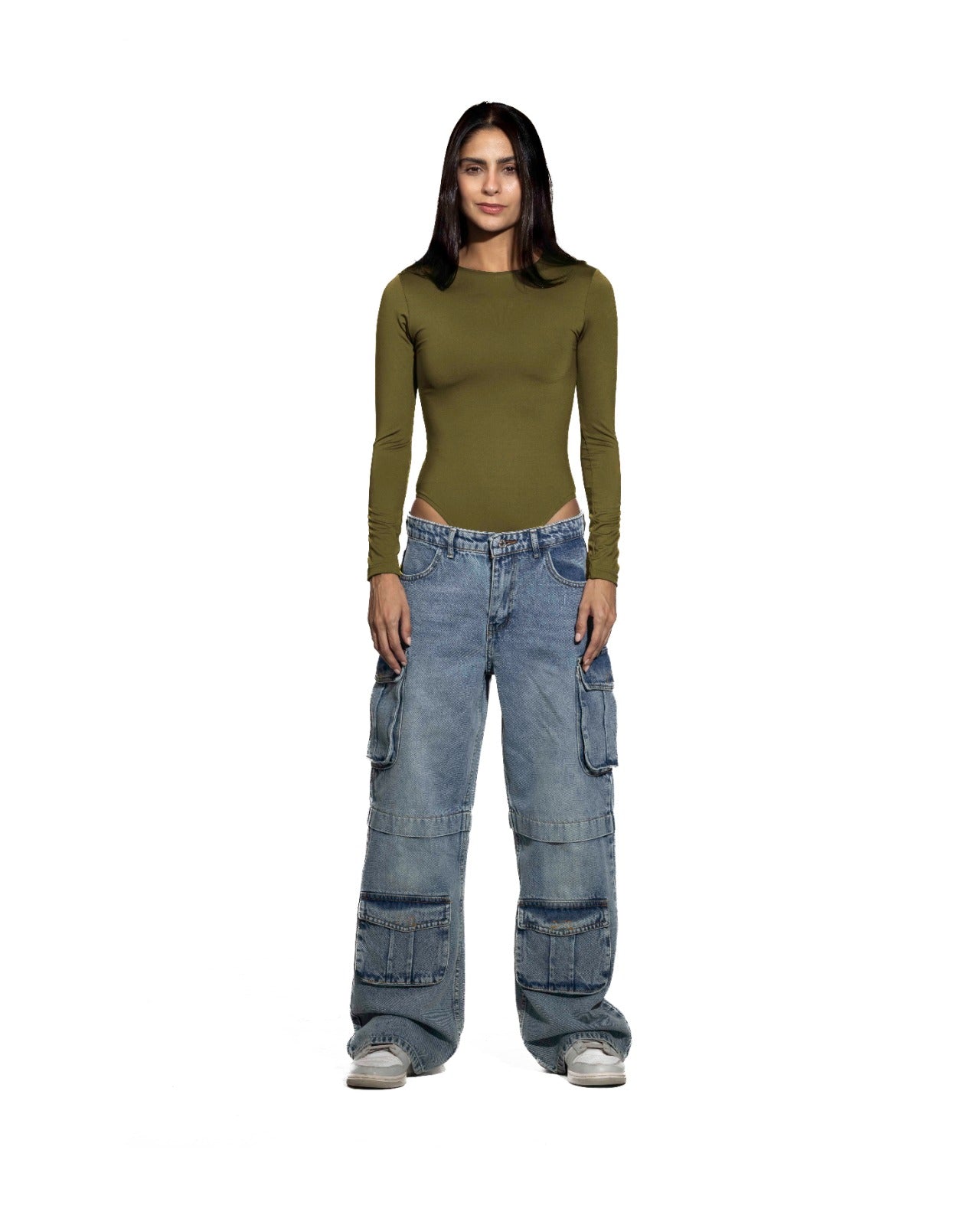 Bodysuit Crew-Neck Long Sleeve