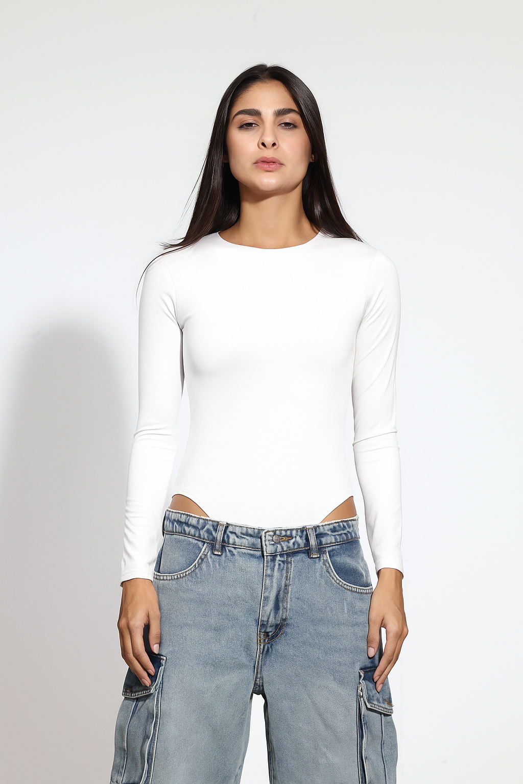 Bodysuit Crew-Neck Long Sleeve