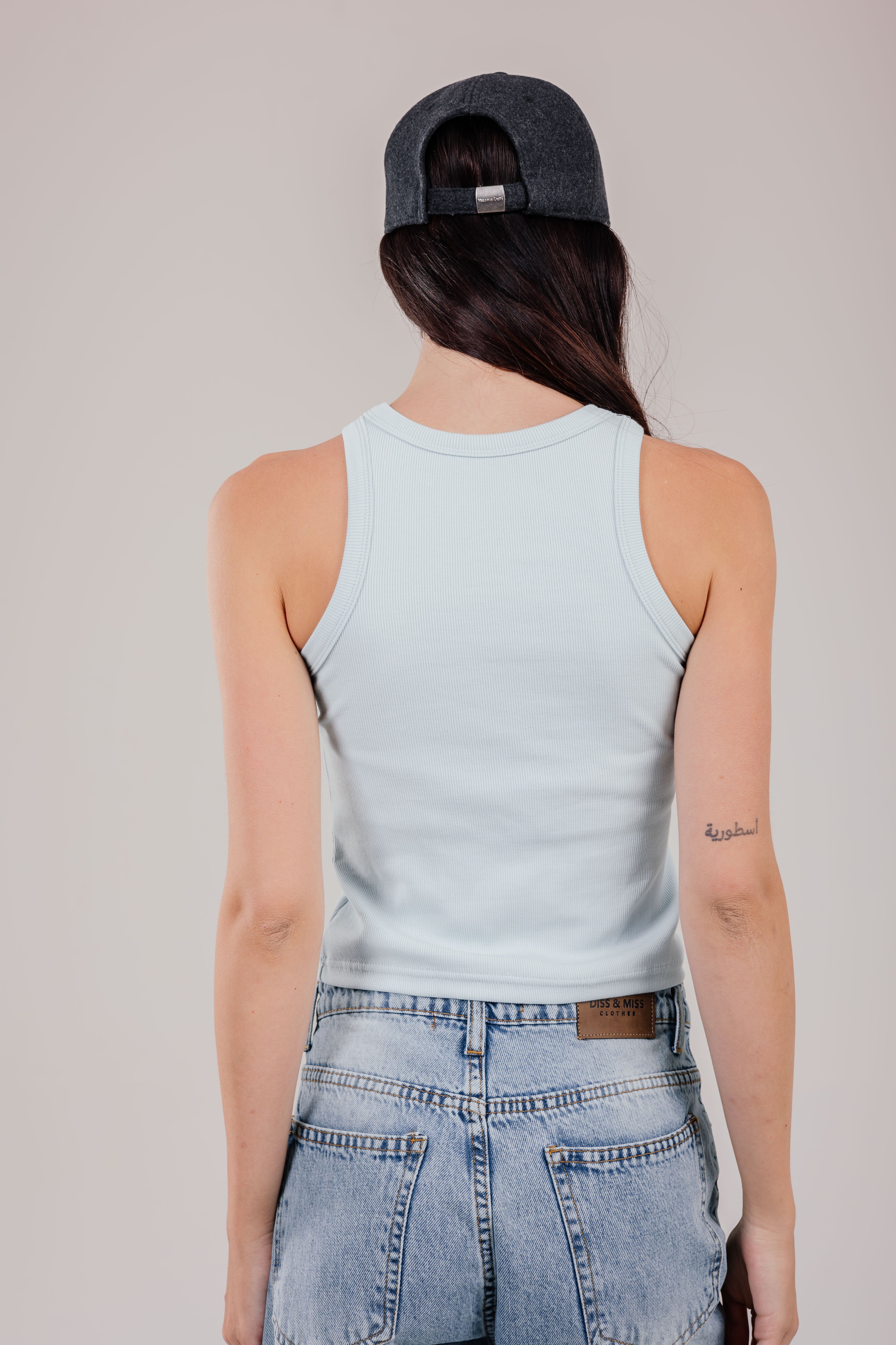 Crew Tank Top Ribbed