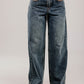 Wide-Leg Denim Dirty Washed