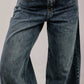 Wide-Leg Denim Dirty Washed