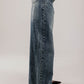 Wide-Leg Denim Dirty Washed