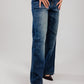 Wide-Leg Denim Navy