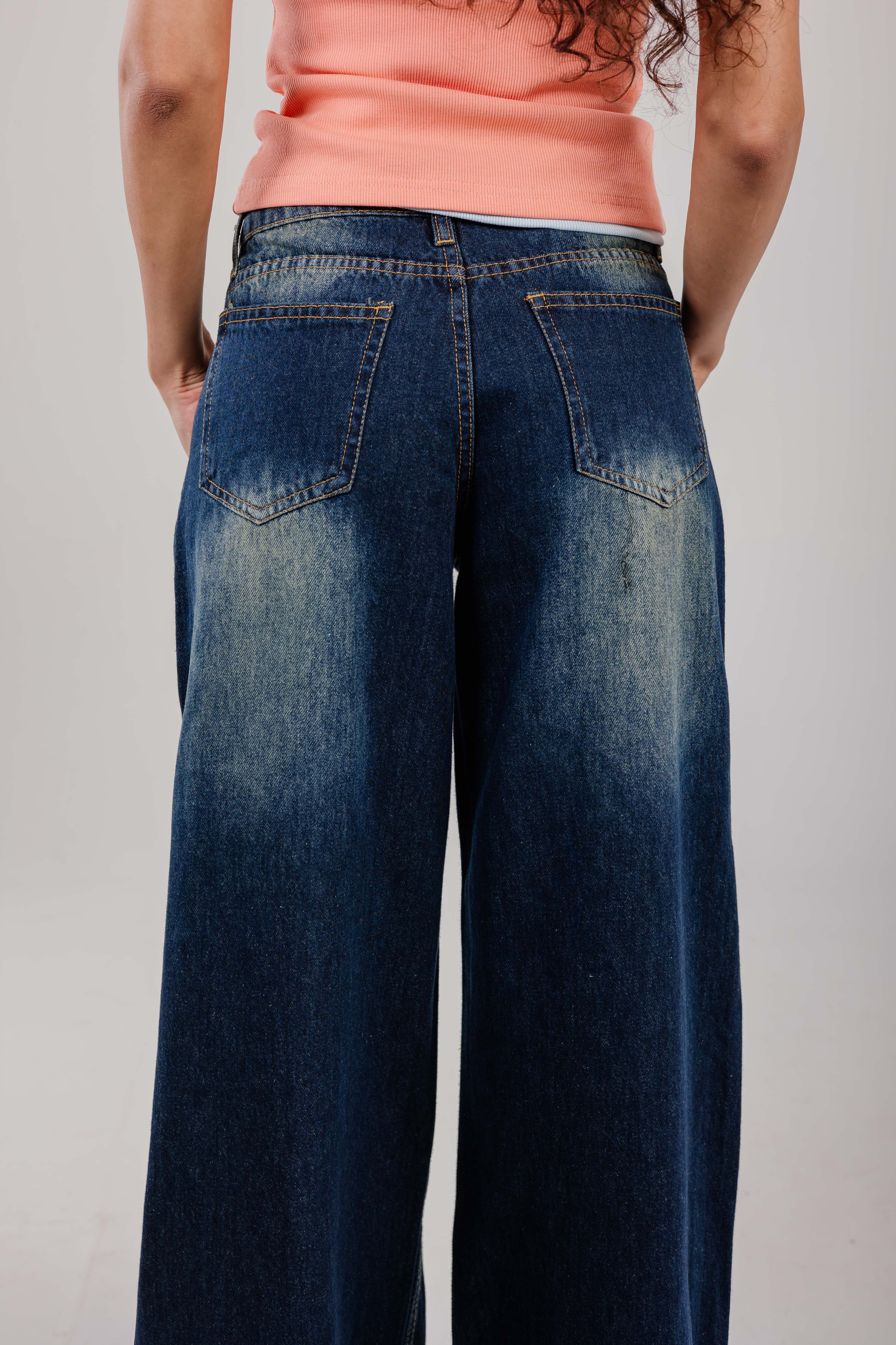 Wide-Leg Denim