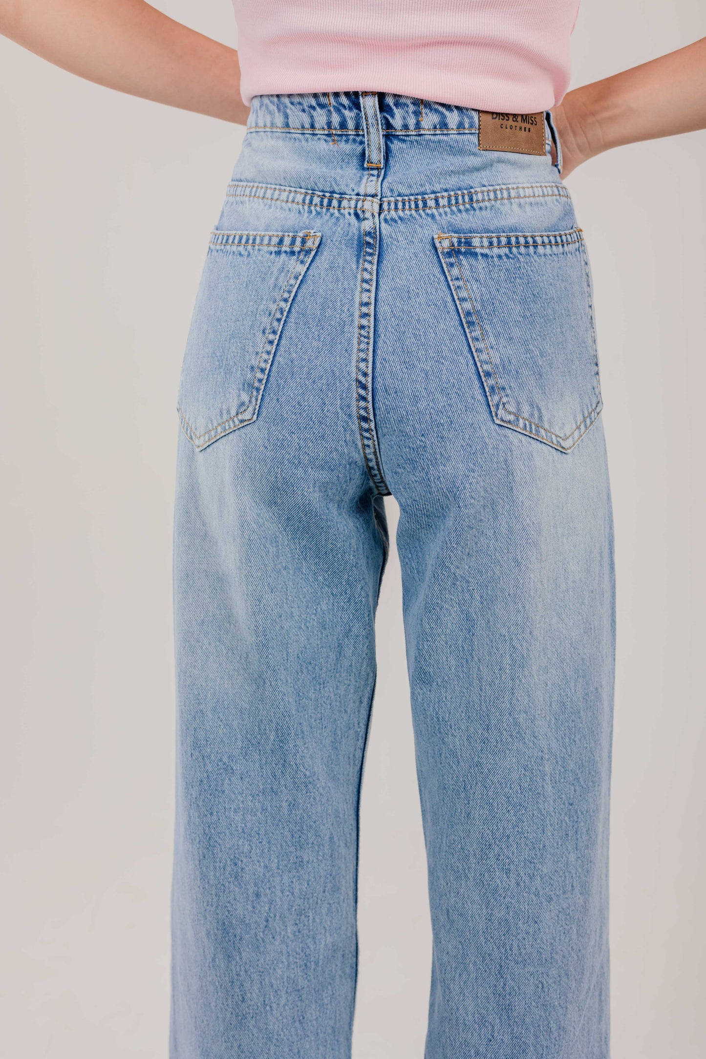 Straight Leg Denim Blue