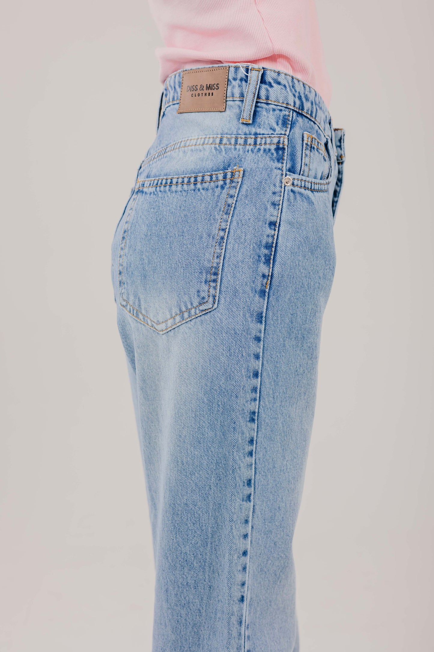 Straight Leg Denim Blue