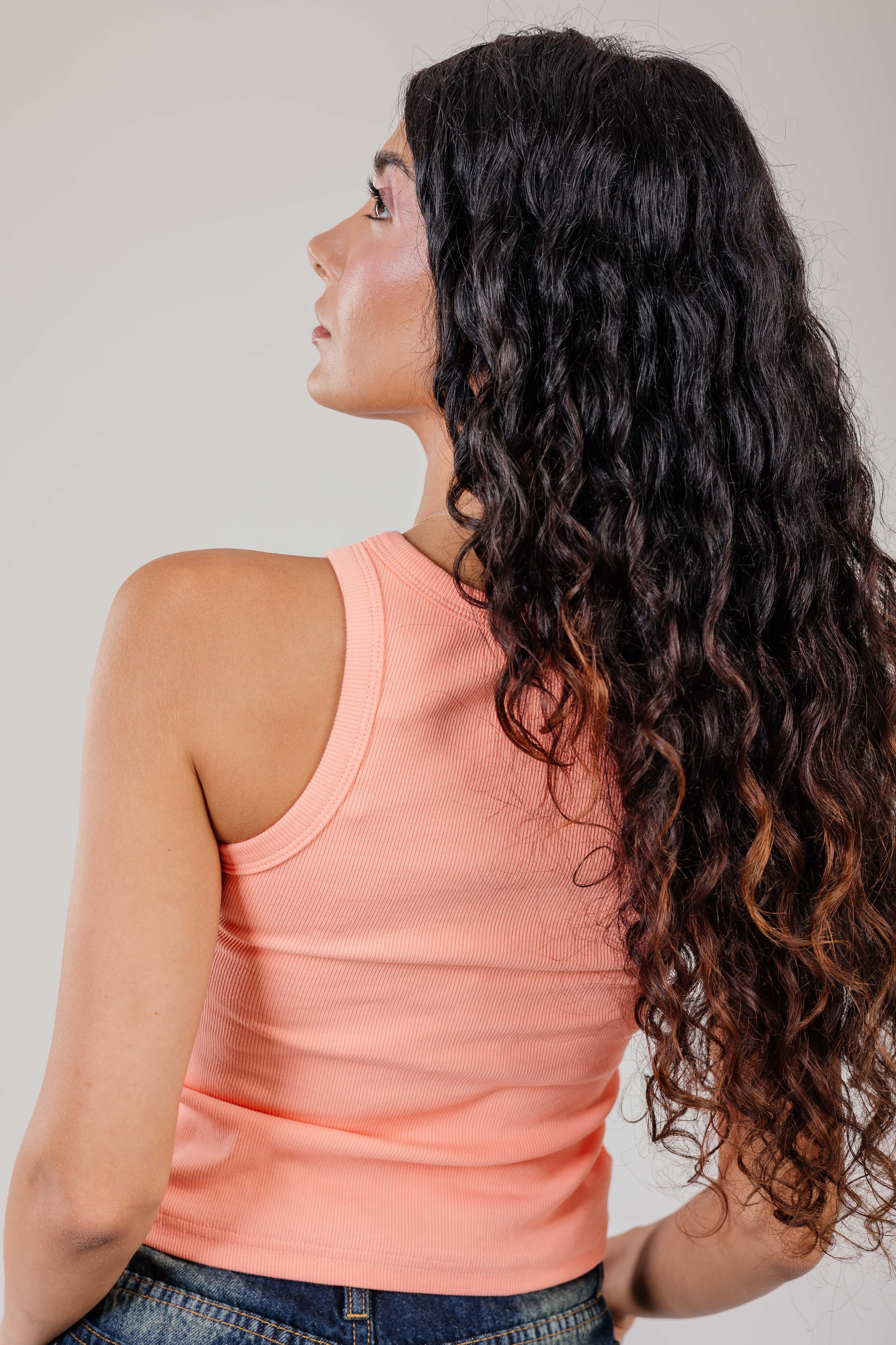 Crew Tank Top Ribbed