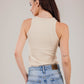 Crew Tank Top Ribbed