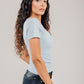 Cotton Square neck Short Sleeve