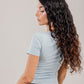 Cotton Square neck Short Sleeve