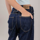 Turn-Up Navy Jeans
