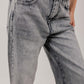 Straight Leg Denim Grey