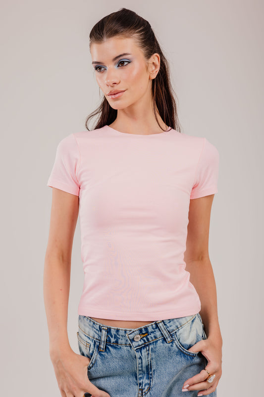 Cotton Crew neck Short Sleeve