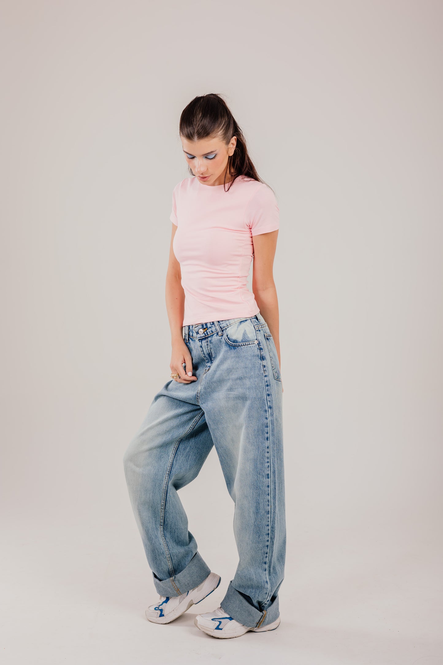 Turn-Up blue Denim