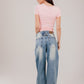 Turn-Up blue Denim