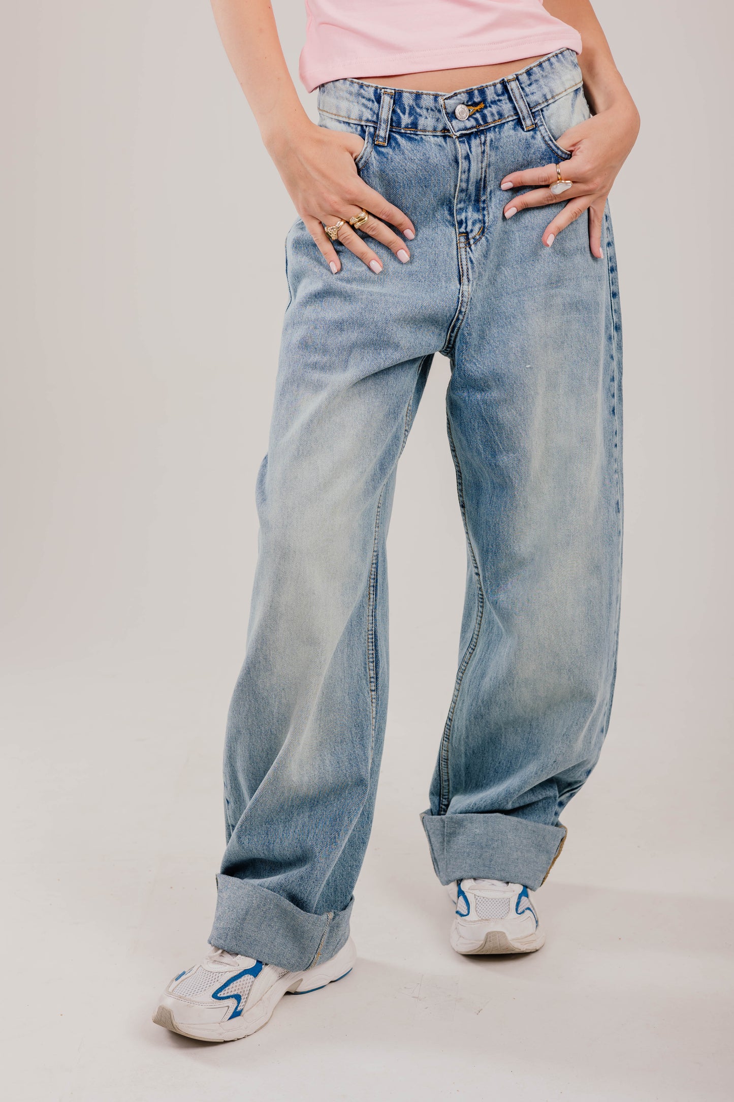 Turn-Up blue Denim