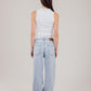 Ribbed Polo Sleeveless