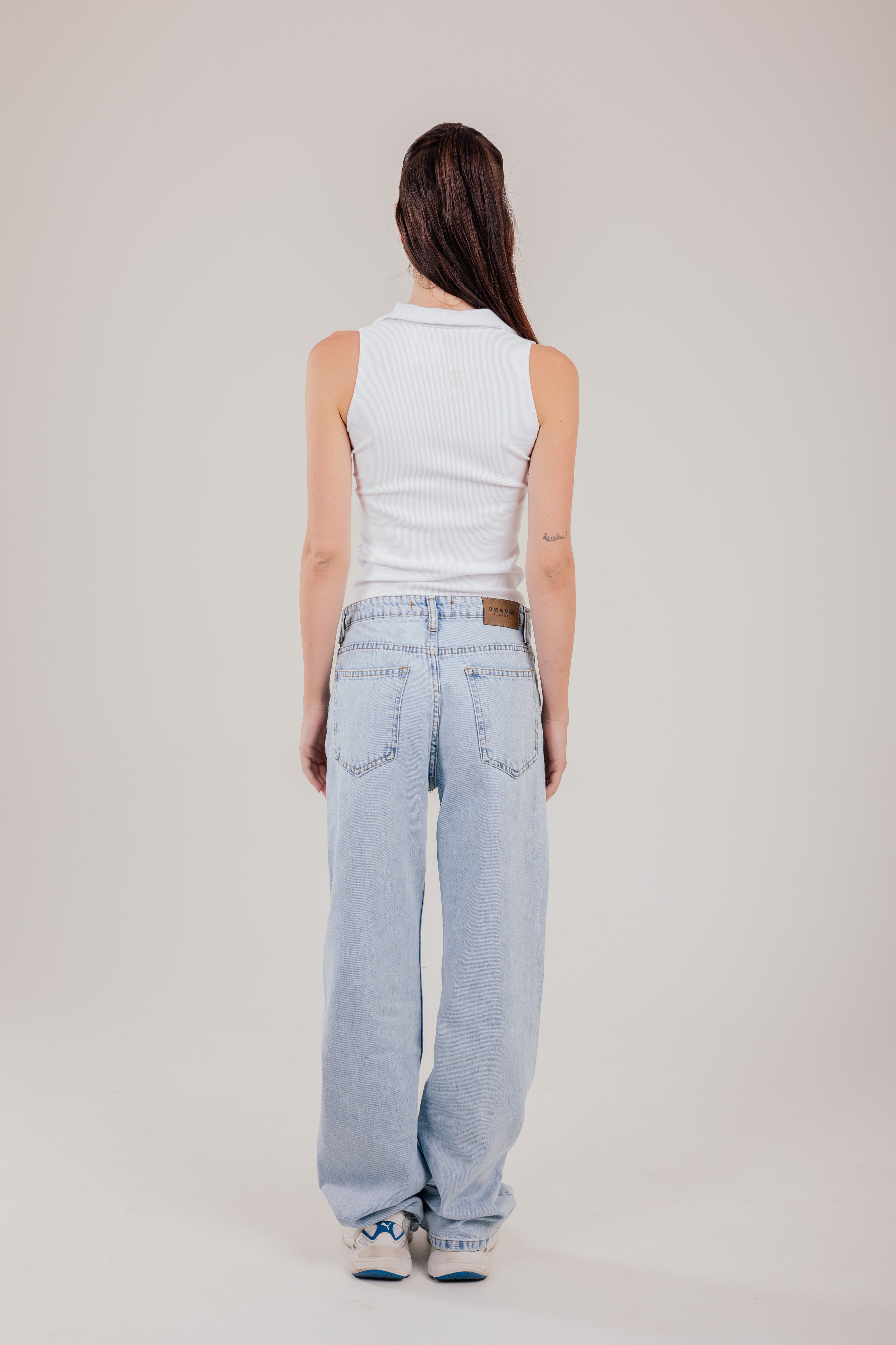 Ribbed Polo Sleeveless