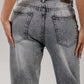 Straight Leg Denim Grey