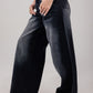 Wide-Leg Denim Black