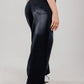 Wide-Leg Denim Black