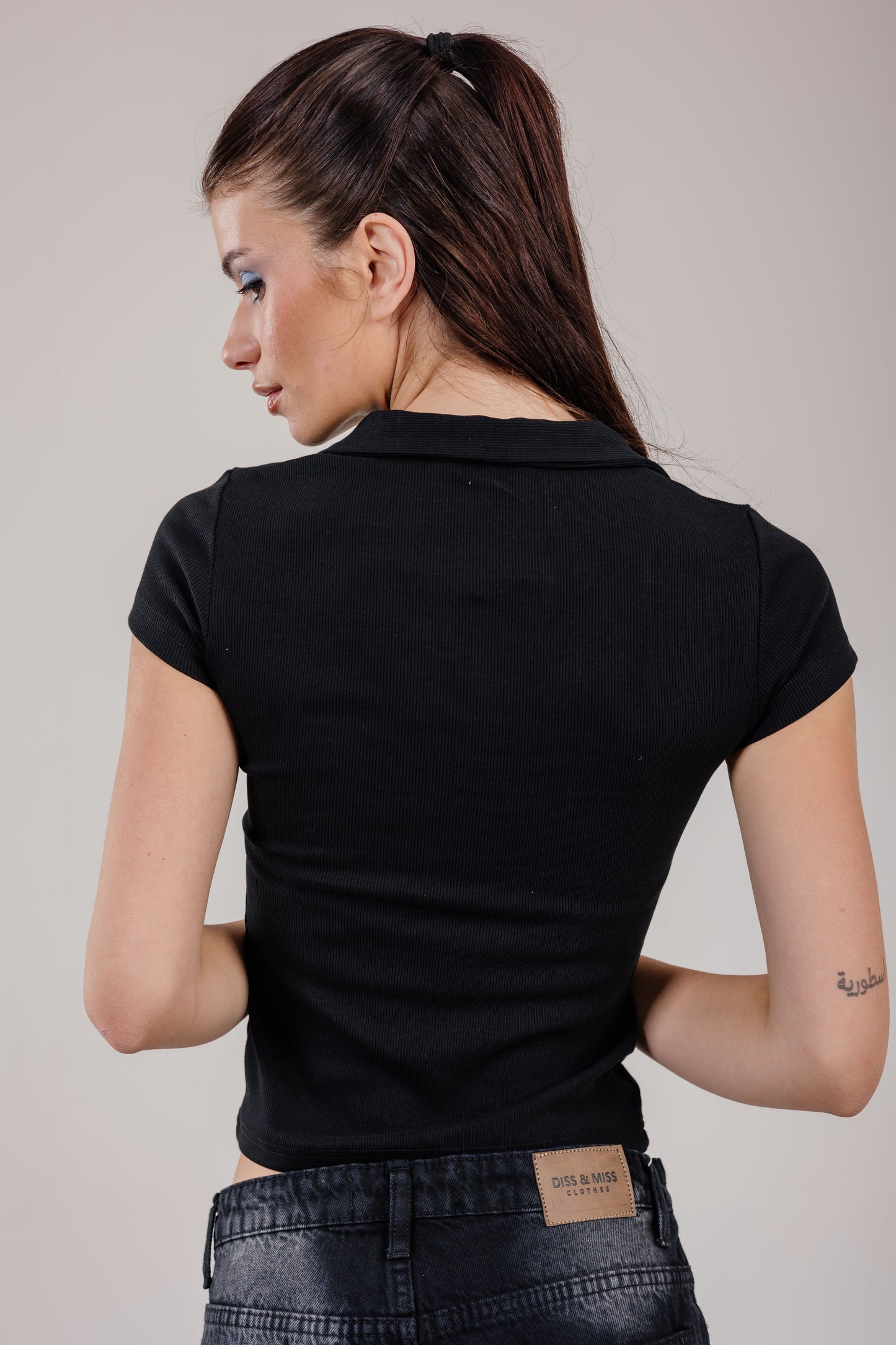 Ribbed Polo Short Sleeve