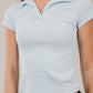 Ribbed Polo Short Sleeve