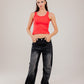 Straight Leg Denim Black
