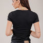 Cotton Square neck Short Sleeve