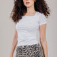 Cotton Square neck Short Sleeve