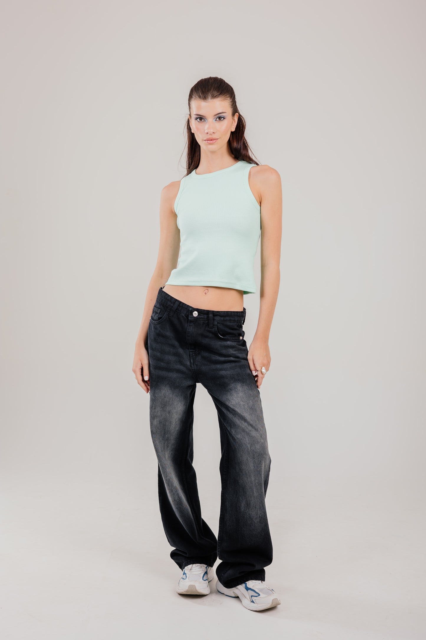 Straight Leg Denim Black
