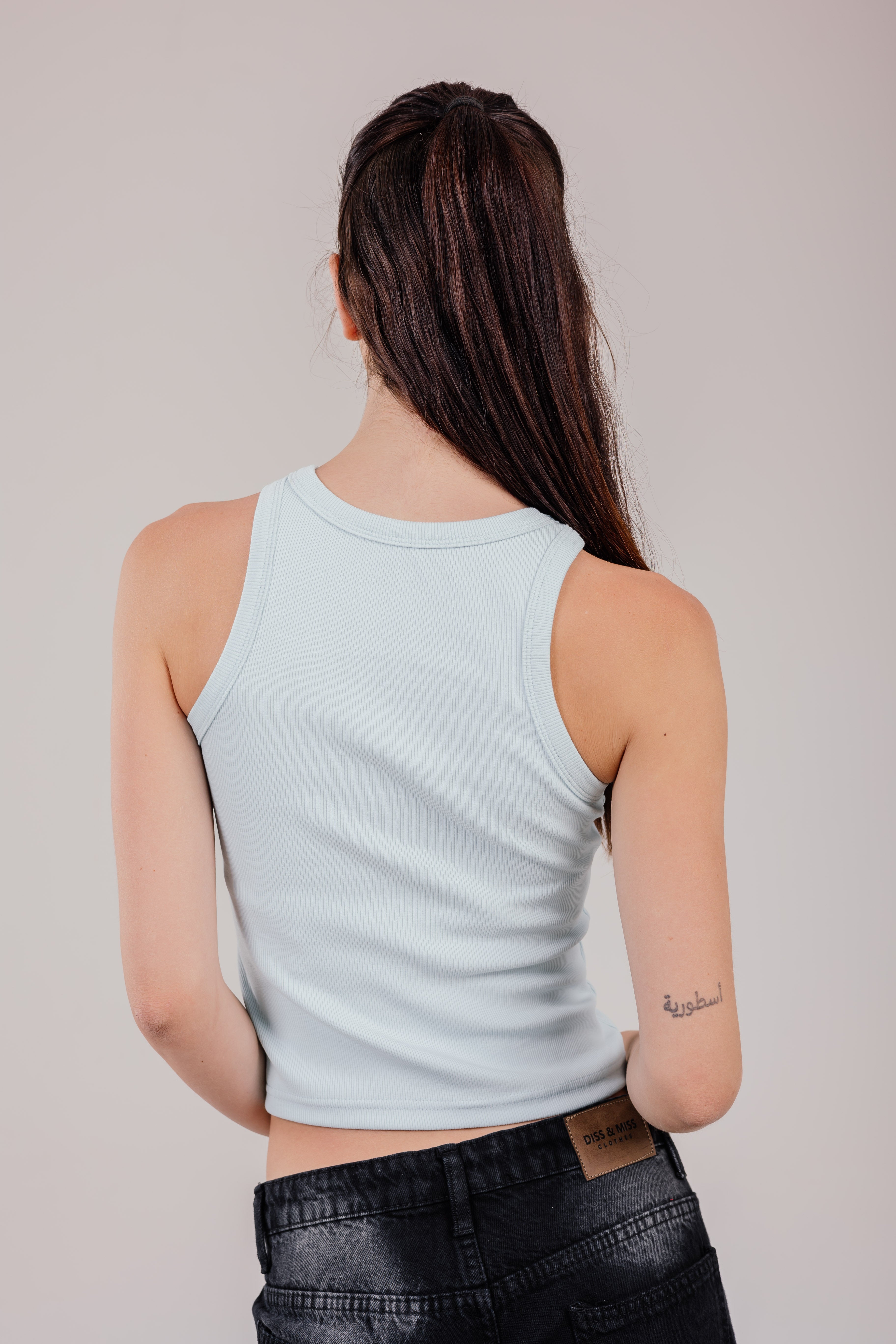 Crew Tank Top Ribbed