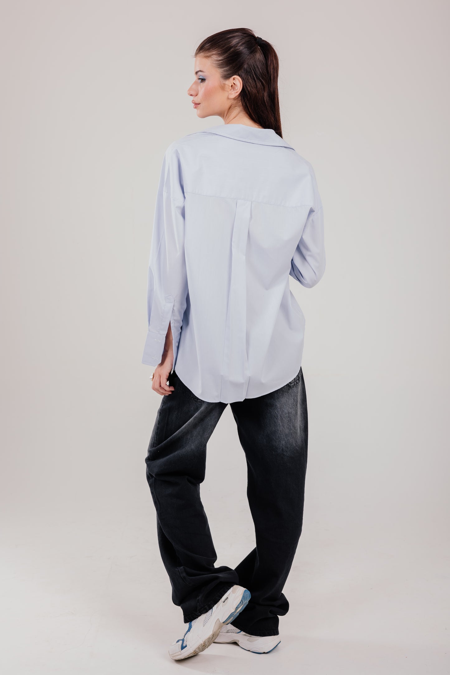 Poplin Baby Blue Shirt