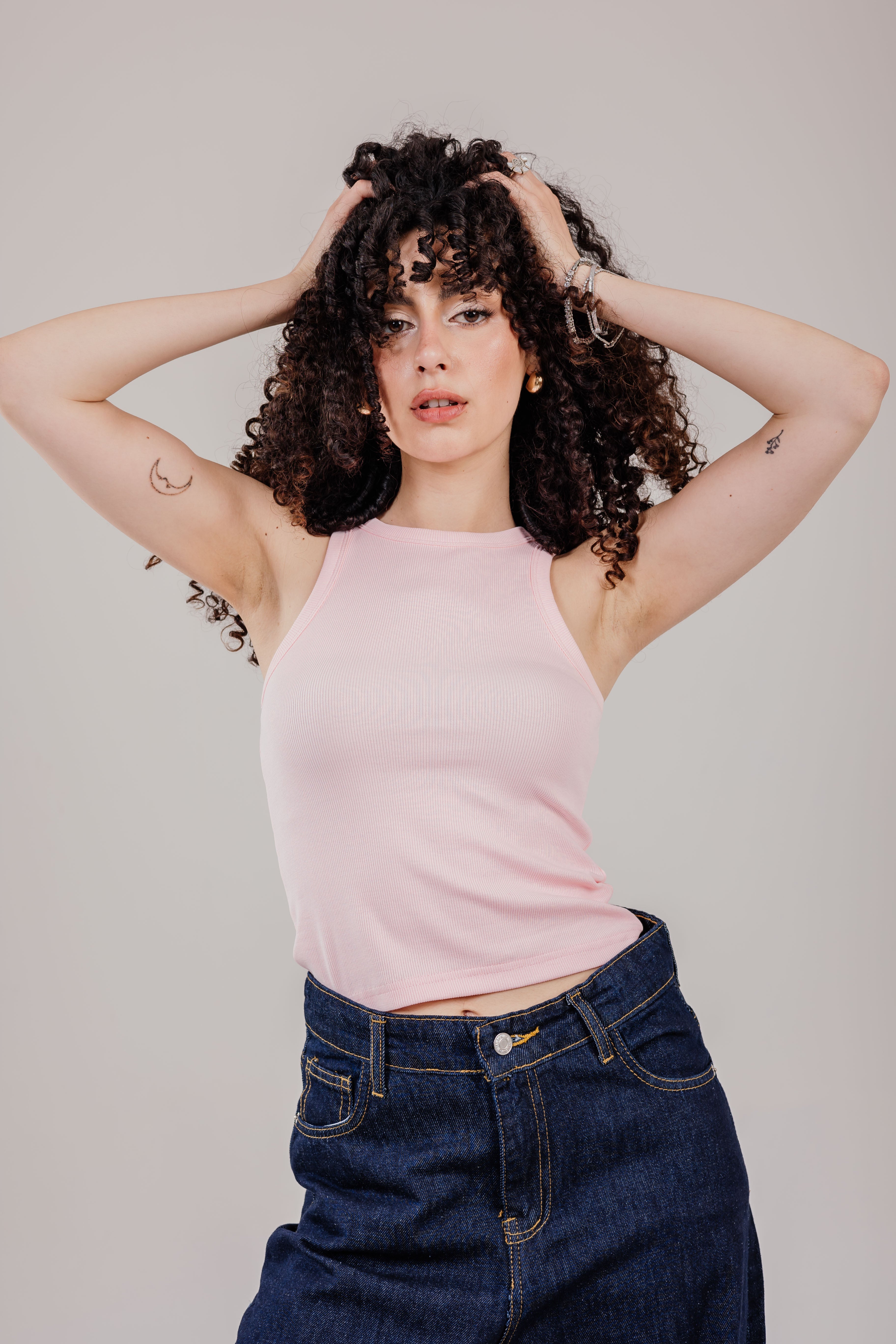 Crew Tank Top Ribbed