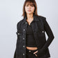 VEST DENIM BLACK