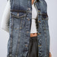 VEST DENIM BLUE