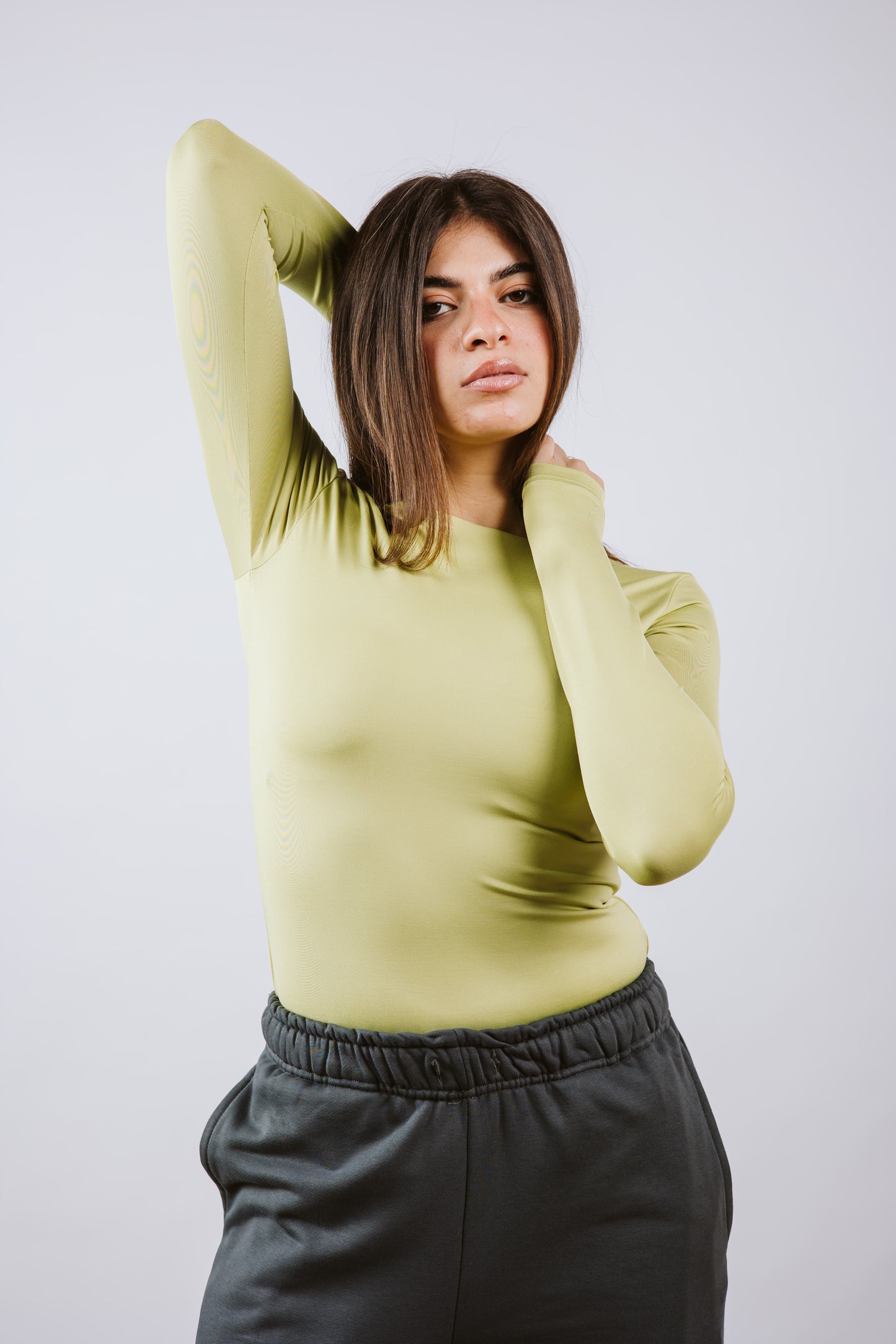 Crew Neck Long Sleeve Top