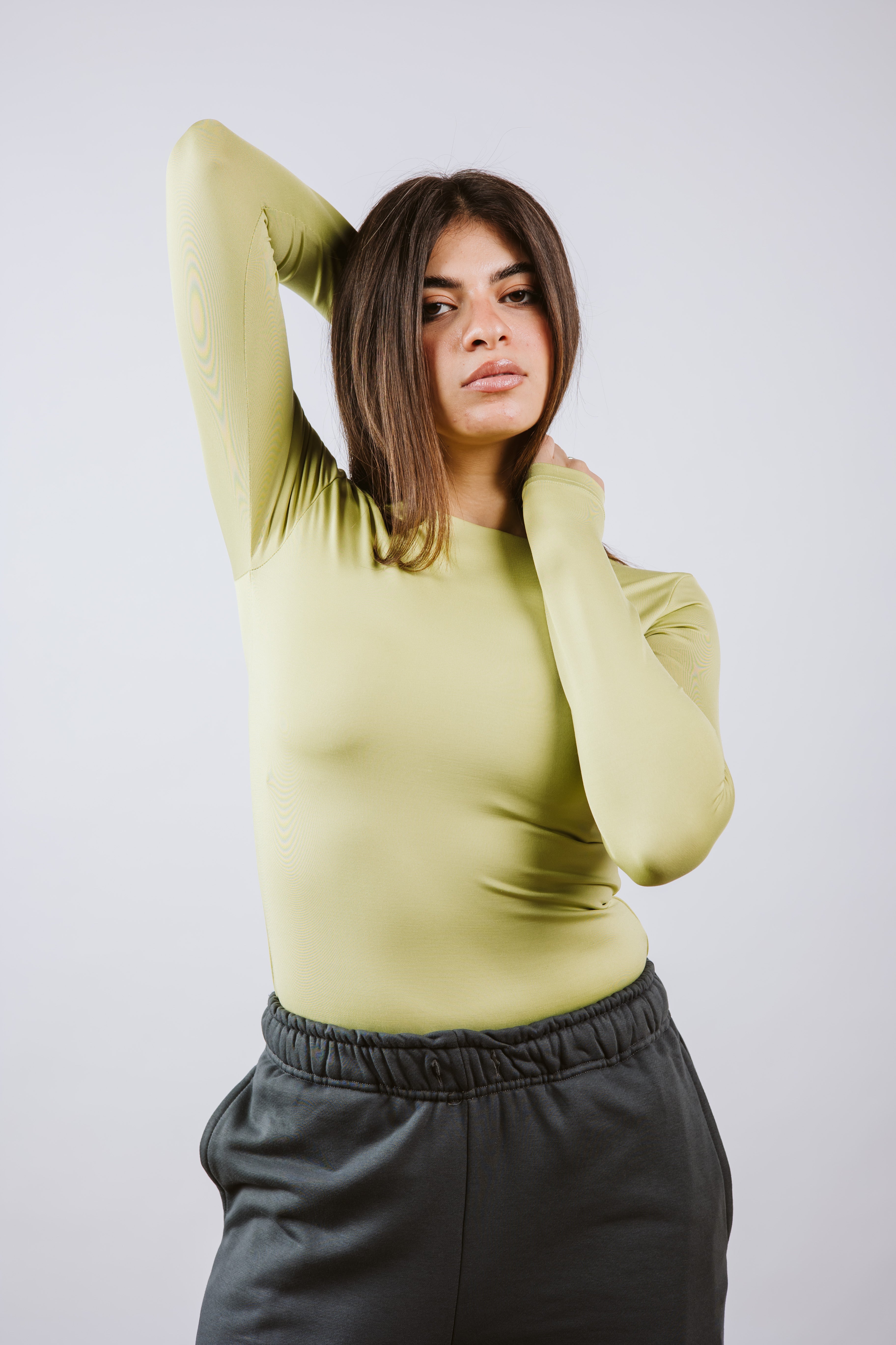 Crew Neck Long Sleeve Top