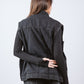 VEST DENIM BLACK