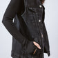 VEST DENIM BLACK