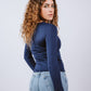 Crew Neck Long Sleeve Top