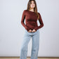 Crew Neck Long Sleeve Top