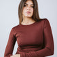 Crew Neck Long Sleeve Top
