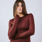 Crew Neck Long Sleeve Top