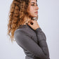 Crew Neck Long Sleeve Top