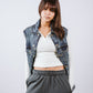 VEST DENIM BLUE