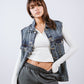 VEST DENIM BLUE